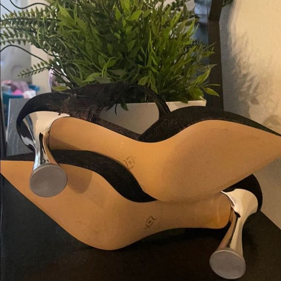 NWB”Katy Perry”Iridescent Purple & Chrome Pump - Picture 4 of 8